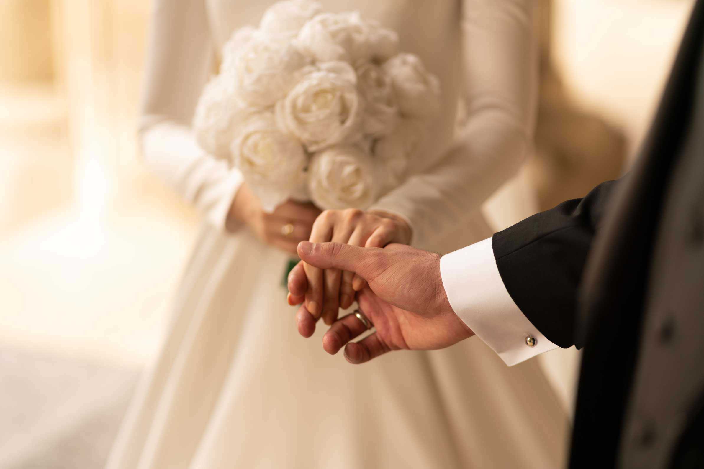 Couple lors d'un mariage